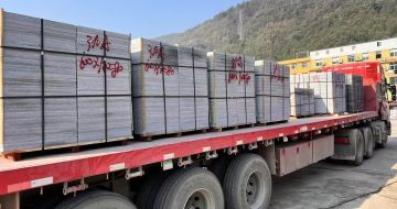 上海 芝麻灰地铺石出货日常