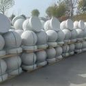 上海 白麻花岗岩石材圆球，石球，挡车球，隔离球，景观石球，风水球等