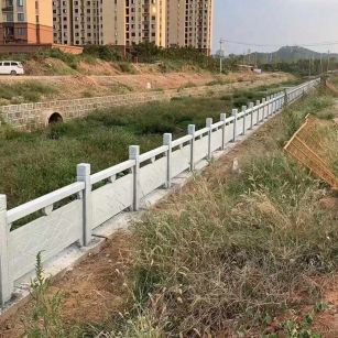 上海 白麻河道栏杆效果展示图