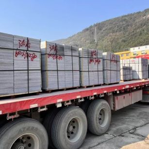 上海 芝麻灰地铺石出货日常