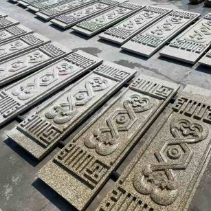 上海 黄金麻花岗岩外墙雕刻板