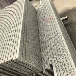 上海 白麻荔枝面花岗岩楼梯踏步