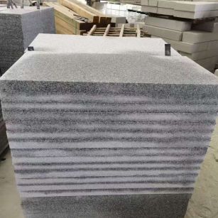 上海 芝麻白5公分火烧地铺成品，900*400，规格可定制