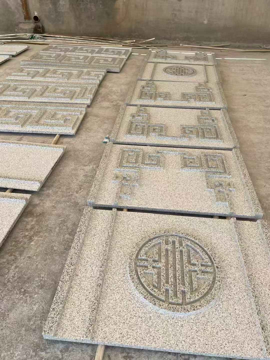 上海 白麻花岗岩外墙立面雕刻板