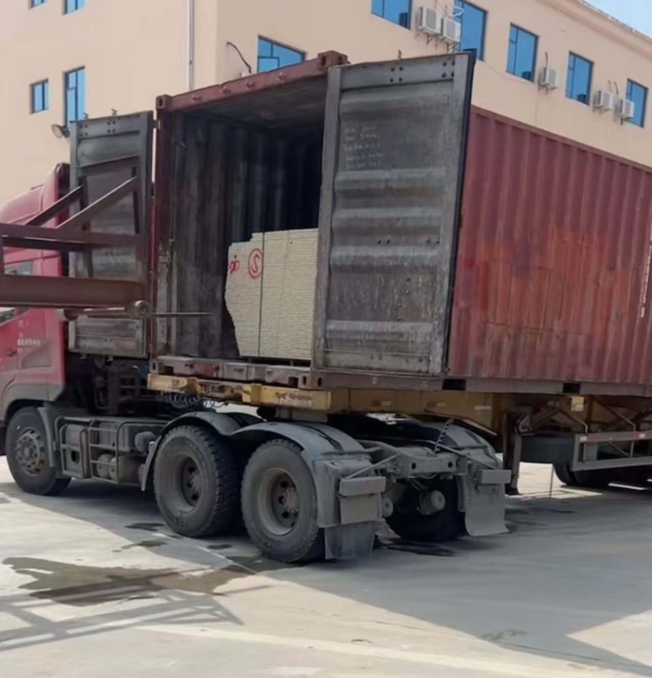 上海 黄金麻荔枝面毛板