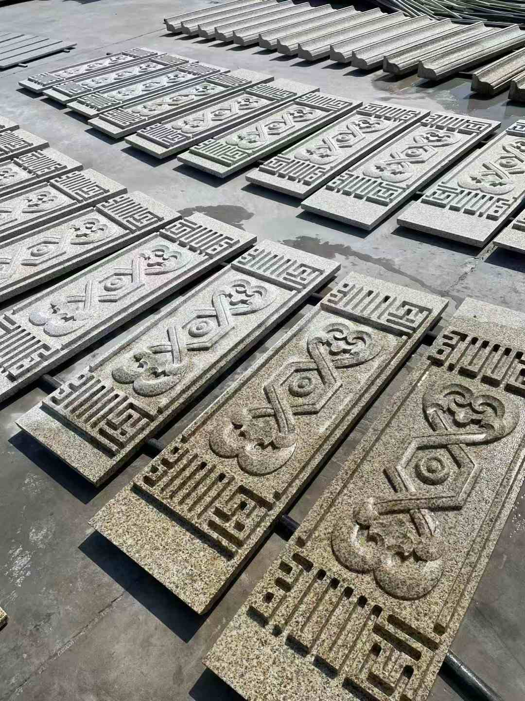 上海 黄金麻花岗岩外墙雕刻板