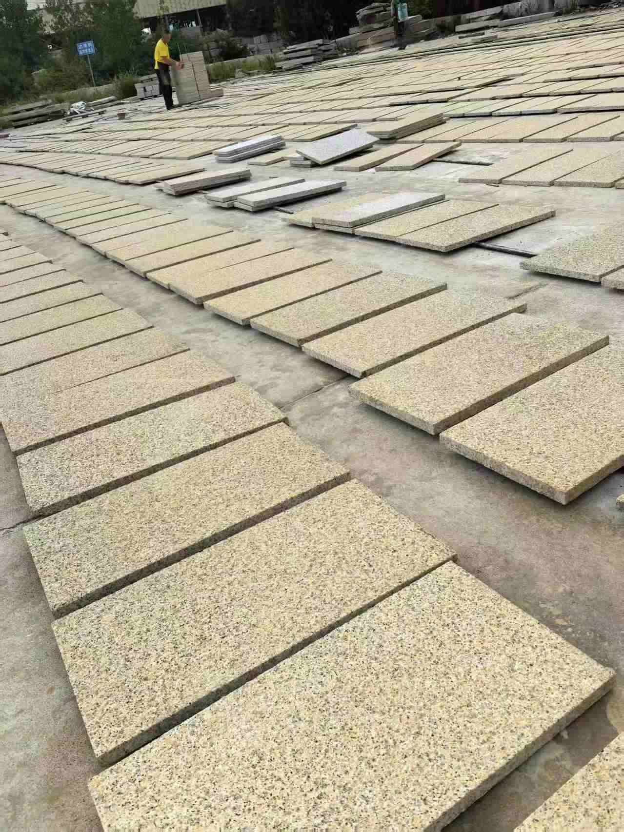 上海 黄金麻荔枝地铺石面排板