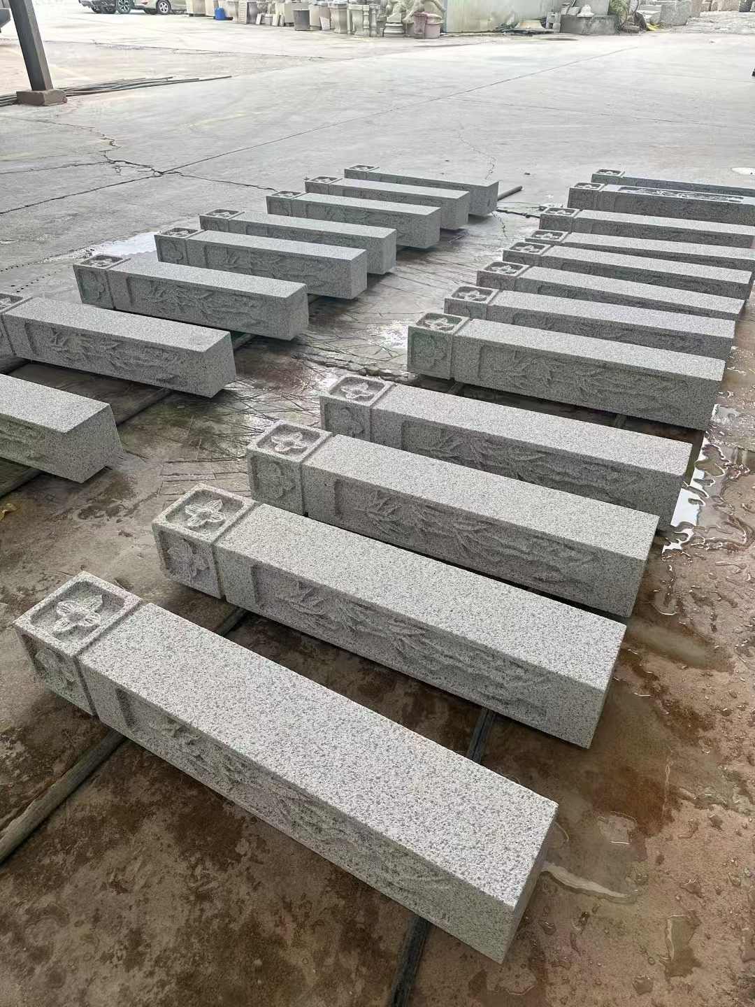 上海 白麻方柱雕花防水